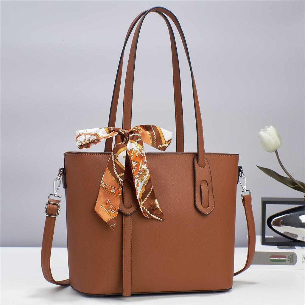 Borsa Tote Piccola Capacità Borsa a Mano in PU Con Tasche con Zip Per Uso Quotidiano Donna