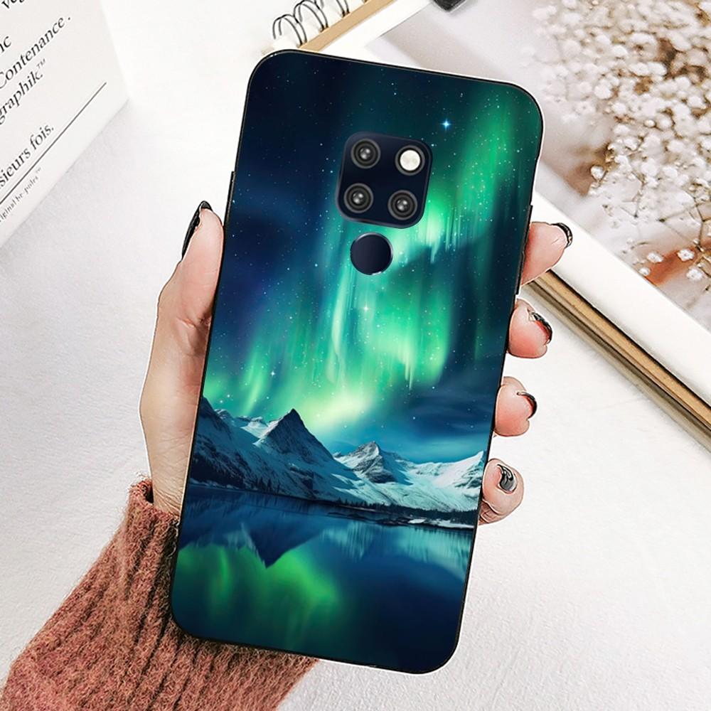 Beautiful Northern Lights Phone Case For Huawei Mate 10 20 30 40 50 Lite Pro Nova 3 3i 5 6 SE 7 Pro 7SE