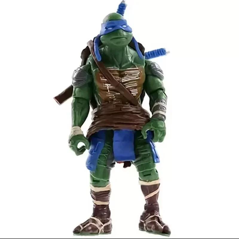 4pcs Teenage Mutant Ninja Turtles Action Figure NECA TMNT Anime Film Figure Movable Model Toys Kawaii Harajuku Kids Gift