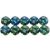 Polyhedral D12 Dice 10pcs 12 Sided Double Color with Glitter Dice for Role Playing GameD&D Boardgame Dice Set