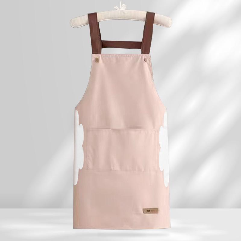 Custom Waterproof, Oil-Proof H-Type PVC Apron with Thick Straps and Logo Printing, Ideal for Kitchen Use and Gifts