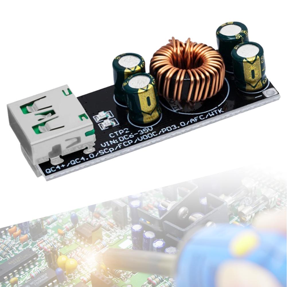 

QC4.0 QC3.0 Fast Charge Mobile Phone Charging Board 6-35V Voltage Reducing Module for Huawei SCP/FCP for Apple PD for Qualcomm