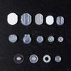 10pcs/lot Silicone Earring Clip Pad Cushion Transparent Earrings Plugs Anti-pain Pad for Jewelry Making Supplies DIY Accessories