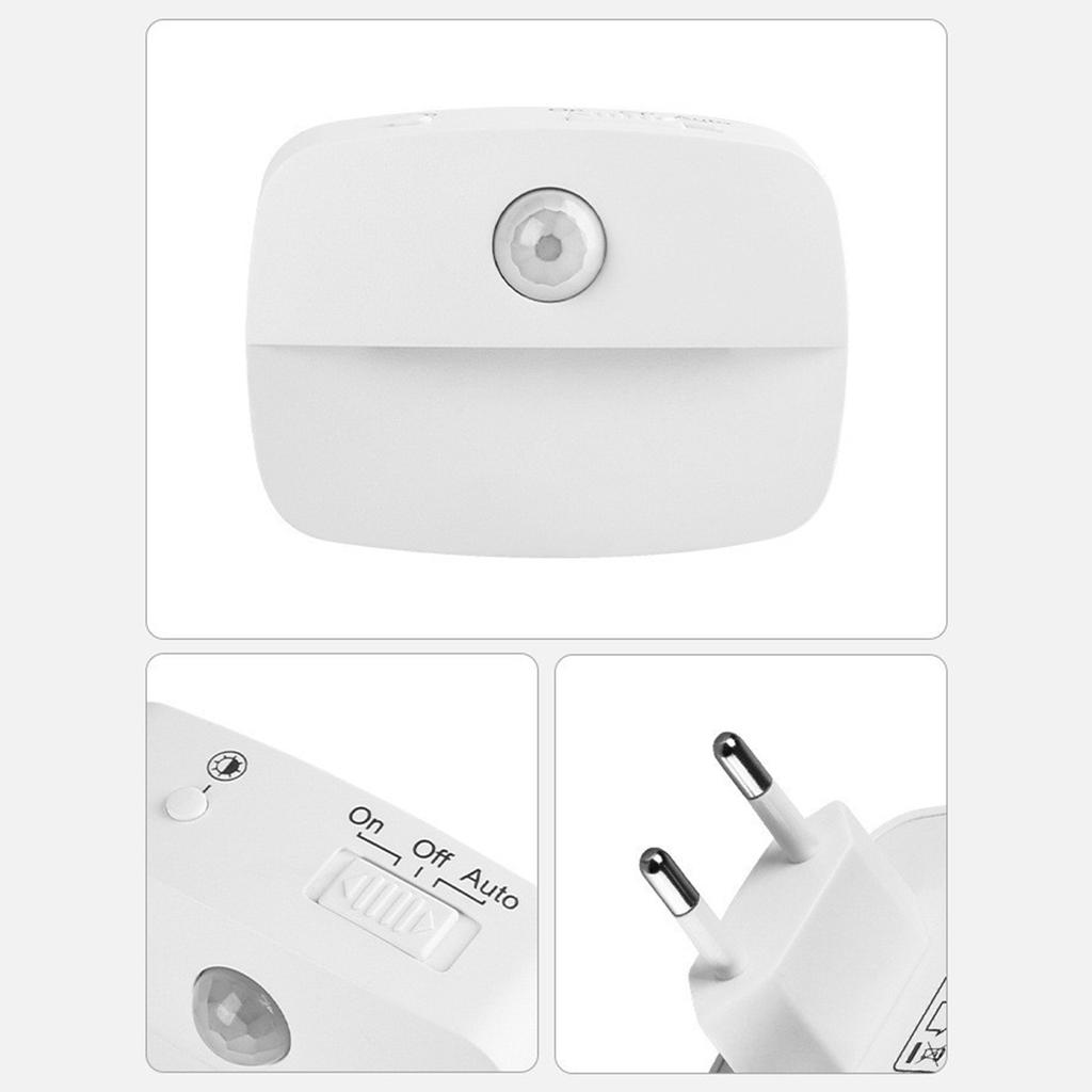 Portable Led Night Light Motion Sensor Lamp Mini Lighting Automatic Sleep Nightlight At-night Eu-plug Warmer For-bedroom Lights