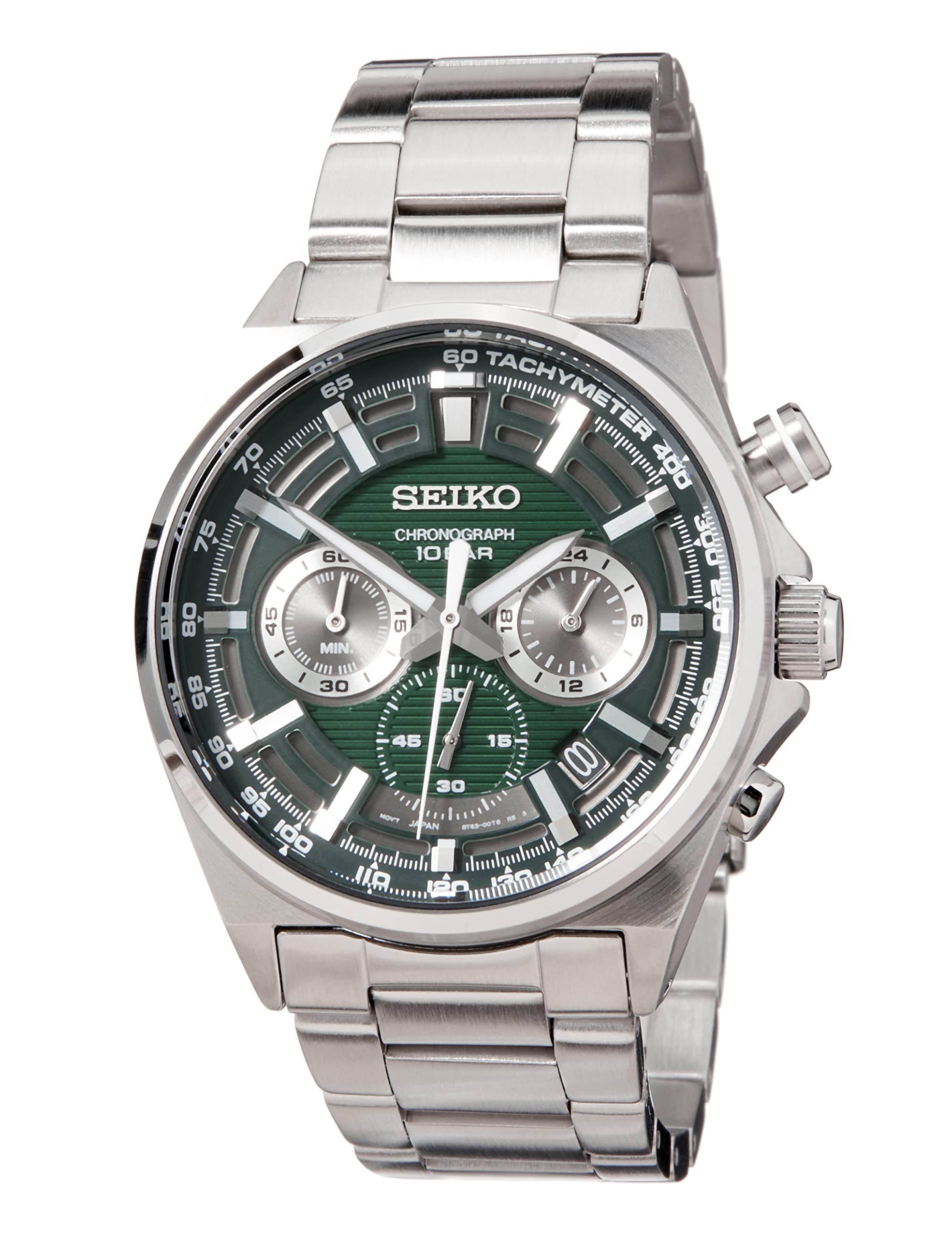 

Seiko SEIKO Часы Хронограф Зеленые Зарубежная Модель SSB405P1 Мужские [Б/У]