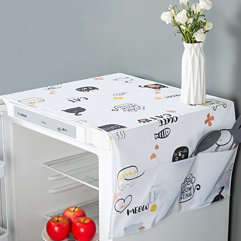 1PC Cartoon Pattern Dirt-Resistant Color Printing Reusable Storage Home Decoration Waterproof Kitchen PEVA Durable 130x55cm
