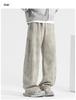 Men's American-Style Loose-Fit Wide-Leg Sweatpants for All Seasons