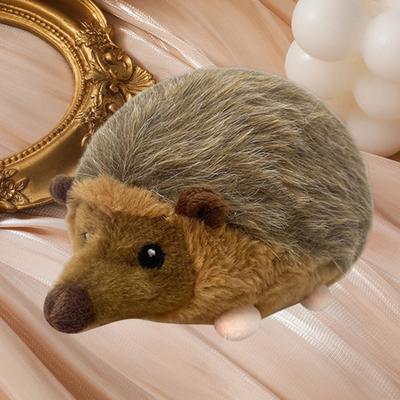 Yousheng Simulated Hedgehog Plush Toy Squeaky Stuffed Animal Educational Plushie Model Doll Home Office Bedroom Decoration Kids Adults Christmas