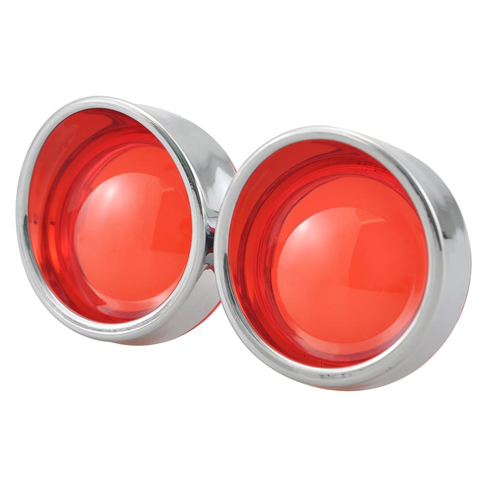 Motorcycle Turn Signal Light Bezels Lens Cover Visor Trim Rings Part For Harley Touring FLHR FXRT Sportster XL Dyna Softail FLHX