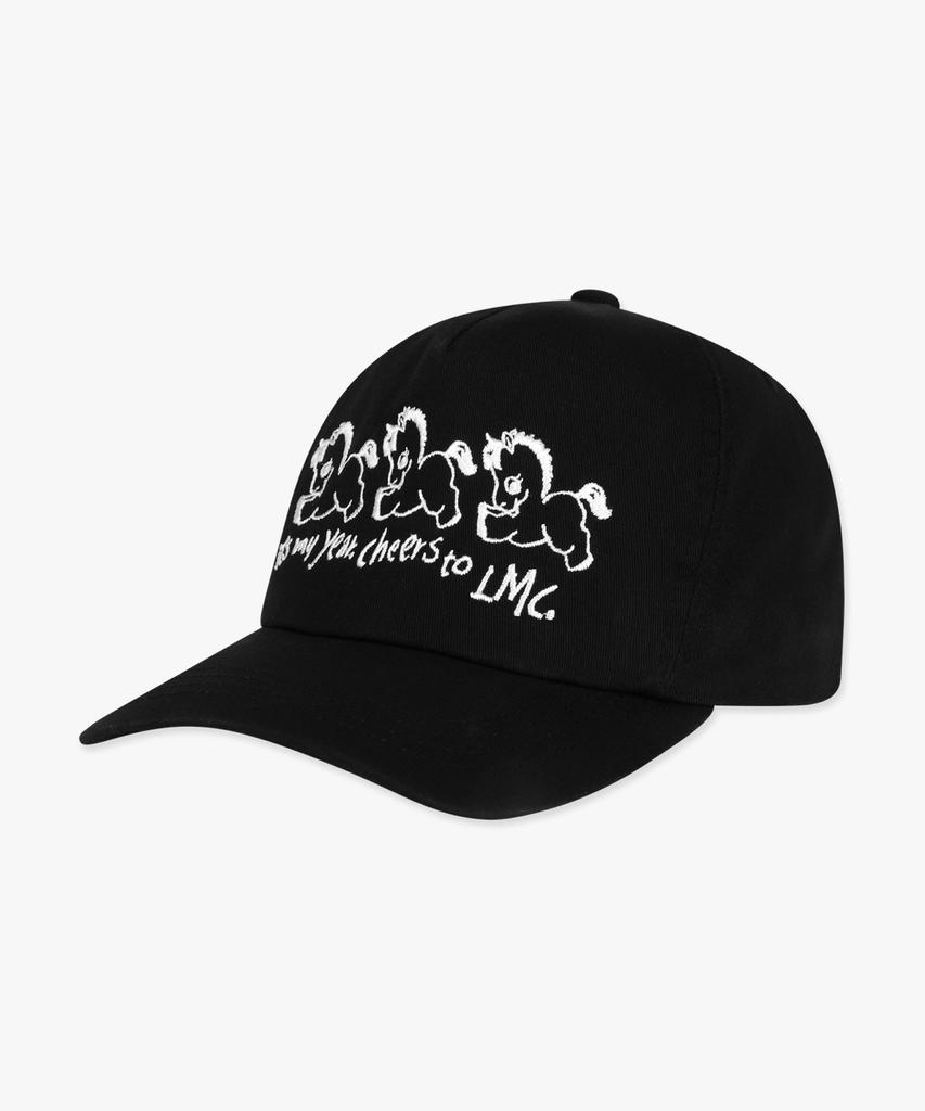 LMC New Year Horse 5Panel Cap Black