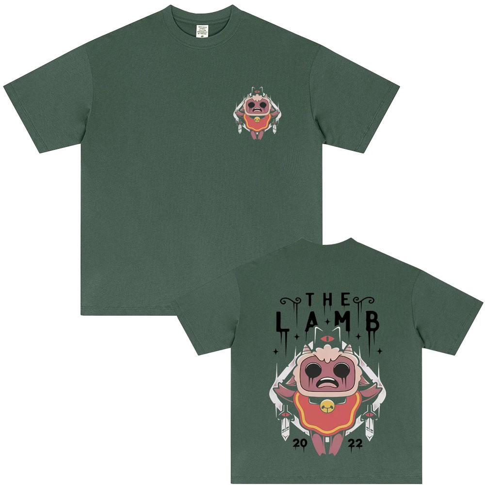 

Game Cult of The Lamb Graphic Tshirt Unisex Women Fashion Casual Oversized T Shirts Summer Unisex High Quality Soft Cotton Tshirt 4XL