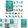 Marine Life Advent Calendar With Animal Acrylic Hanging Ornaments For Christmas Gift Exchange