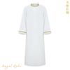 Good Omens Aziraphale Costume With Clergy Robe For Halloween Cosplay And Stage Performance