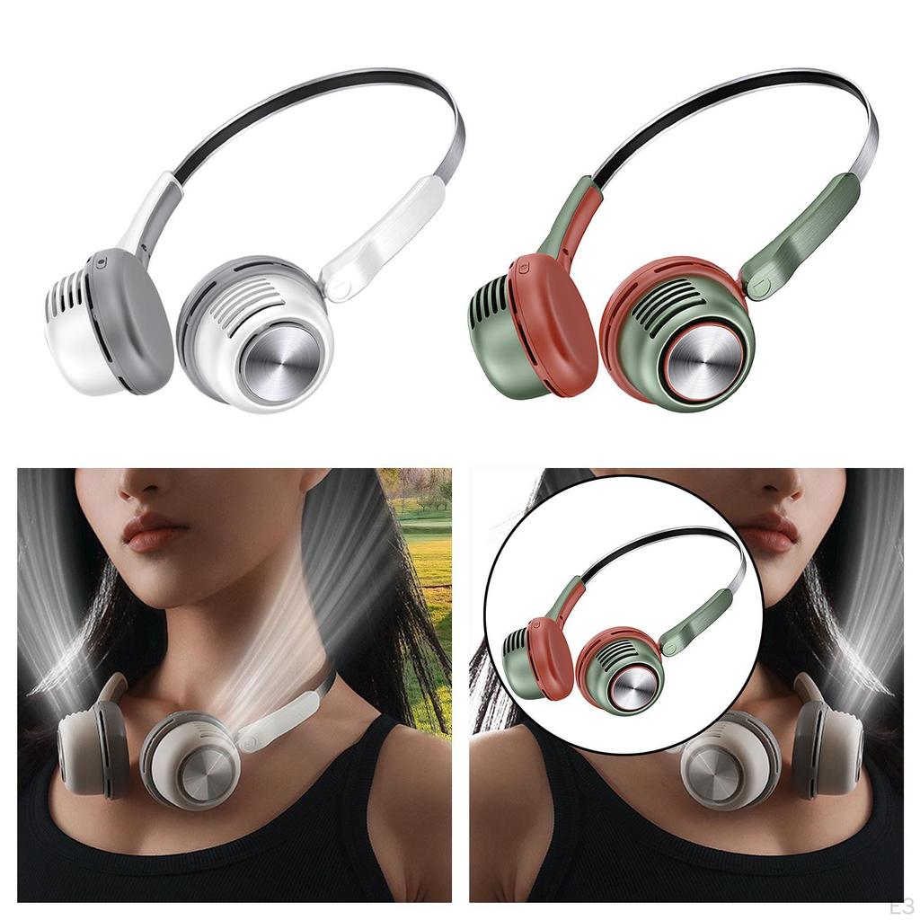 Hands-Free Neck Cooling Fan with Customizable Speed Settings