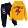Kids Printed Hoodie and Sweatpants Set Long Sleeve Loose Fit Pullover Outfit for Boys and Girls