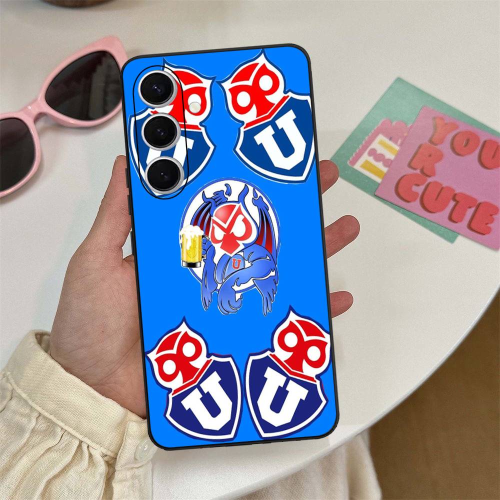 Chile U-University Logo Phone Case For Samsung S 24 Fe 25 Ultra Plus 20 Lite 21 30 22 23 24 22 Ultra 5G Fundas