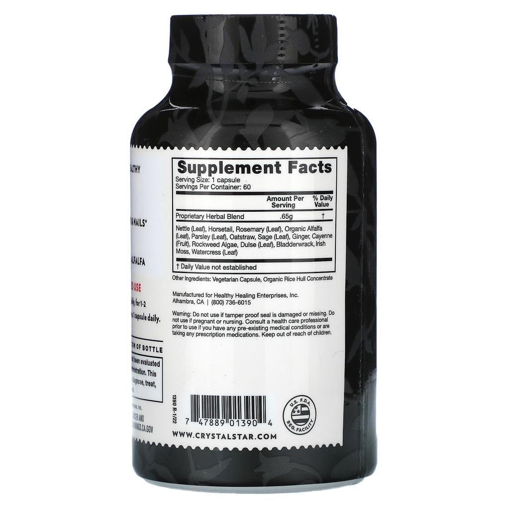 Beautiful Hair & Nails, 60 Vegetable Capsules