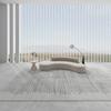 Wabi-Sabi Loop Pile Carpet: Non-Slip Floor Mat for Living Room, Light Luxury Coffee Table, and Bedroom Decor