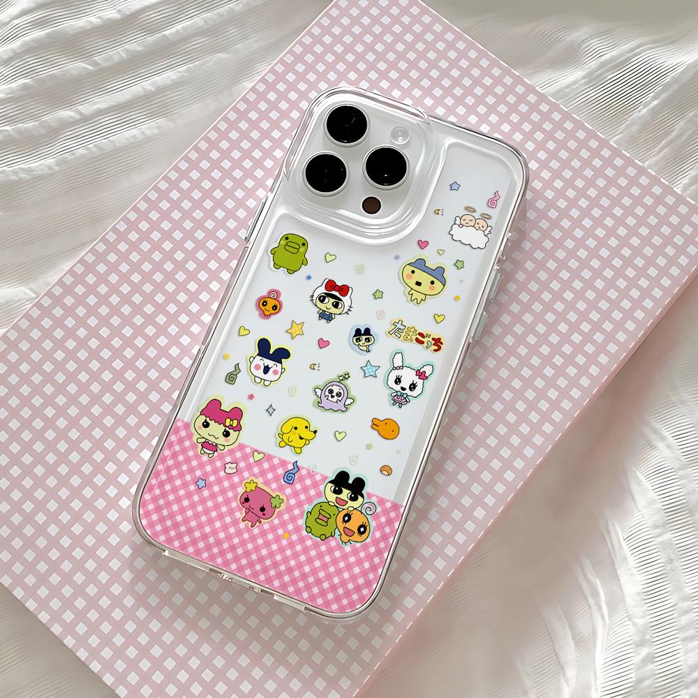 Lovely Tamagotchis Phone Case for IPhone 17 16 16e 15 14 13 12 11 Mini Pro Max X XR XSMax 7 8 Air Plus Transparent Back Cover