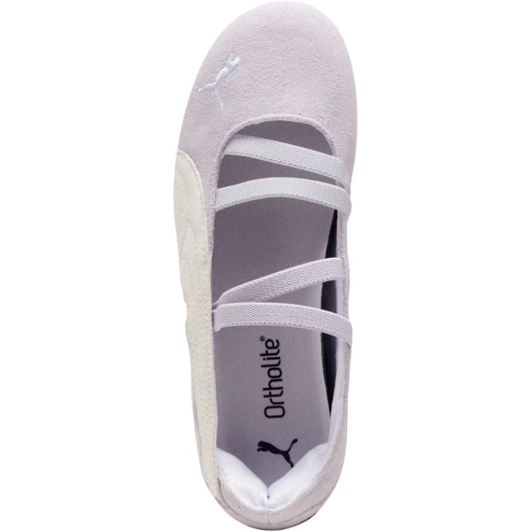 Puma Speedcat Ballet Suede Comfortable Durable Low Top Training Shoes Unisex sneaker Purple White 406132-02