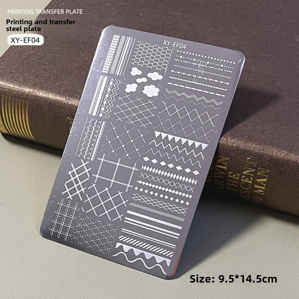 Flower Pattern Nail Art Plate Clear Textures Nail Stamping Plate Manicure Template  for Nail Salon