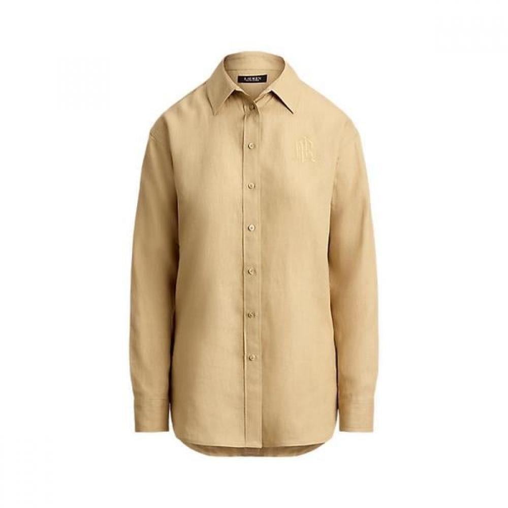 Lauren Ralph Lauren Relaxed Fit Linen Shirt Wmlrshts6820557270 XS