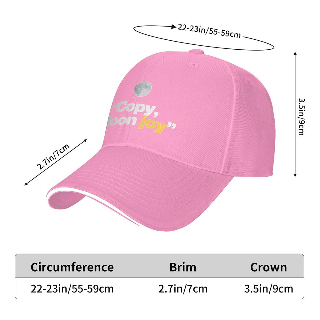 Copy Moon Joy Baseball Cap Y2k Cute Men Adult Hip Hop Hats Dropshipping Custom Logo Tennis Skate Baseball Caps Gift Idea