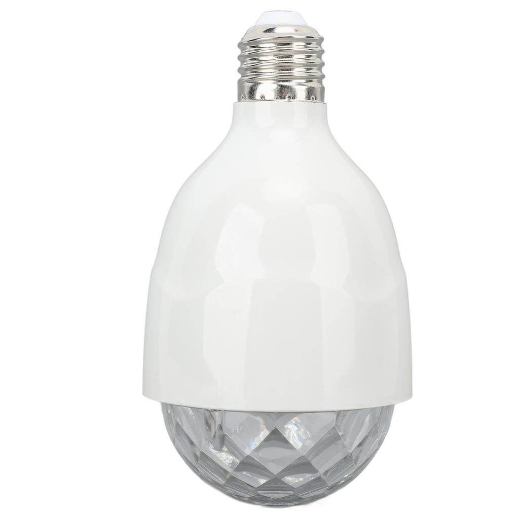 Diskokule Lampepære E27 Lydaktivert Fjernkontroll RGB LED Strobelys Pære for Fest