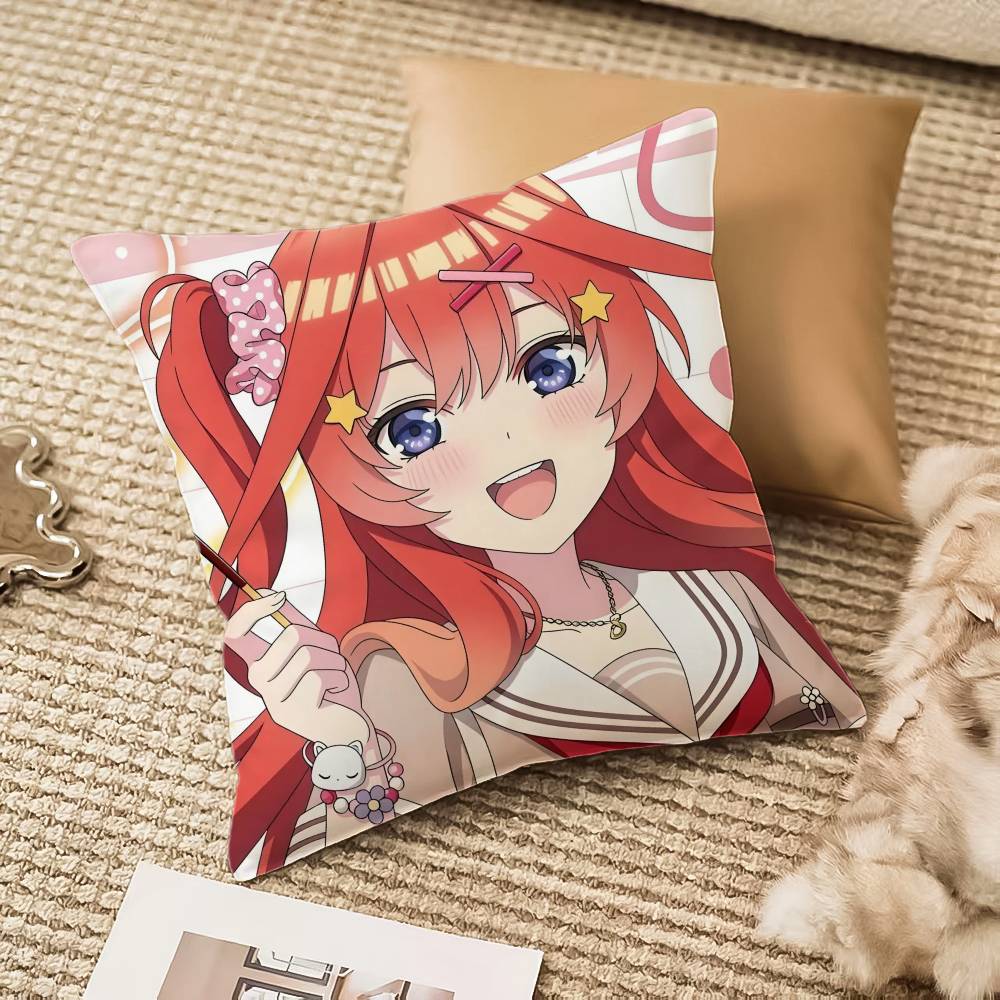 N-Nakano Itsuki Pillow Case Sofa And Living Room Decorative Cushion Covers Dust-proof And Mite-proof Invisible Zipper