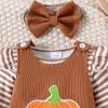 Infant Toddler Long-Sleeve Romper & Skirt Set