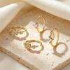 Star Zirconia No-Piercing S925 Sterling Silver Nose Ring & Ear Cartilage Clip for Women