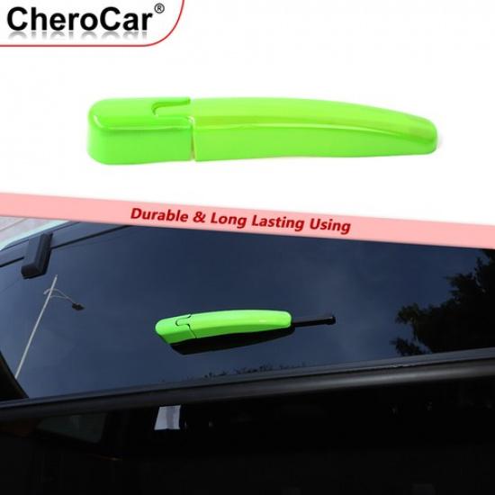 

2x Rear Window Rain Wiper Cover Trim Exterior Light Green For Ford Bronco +