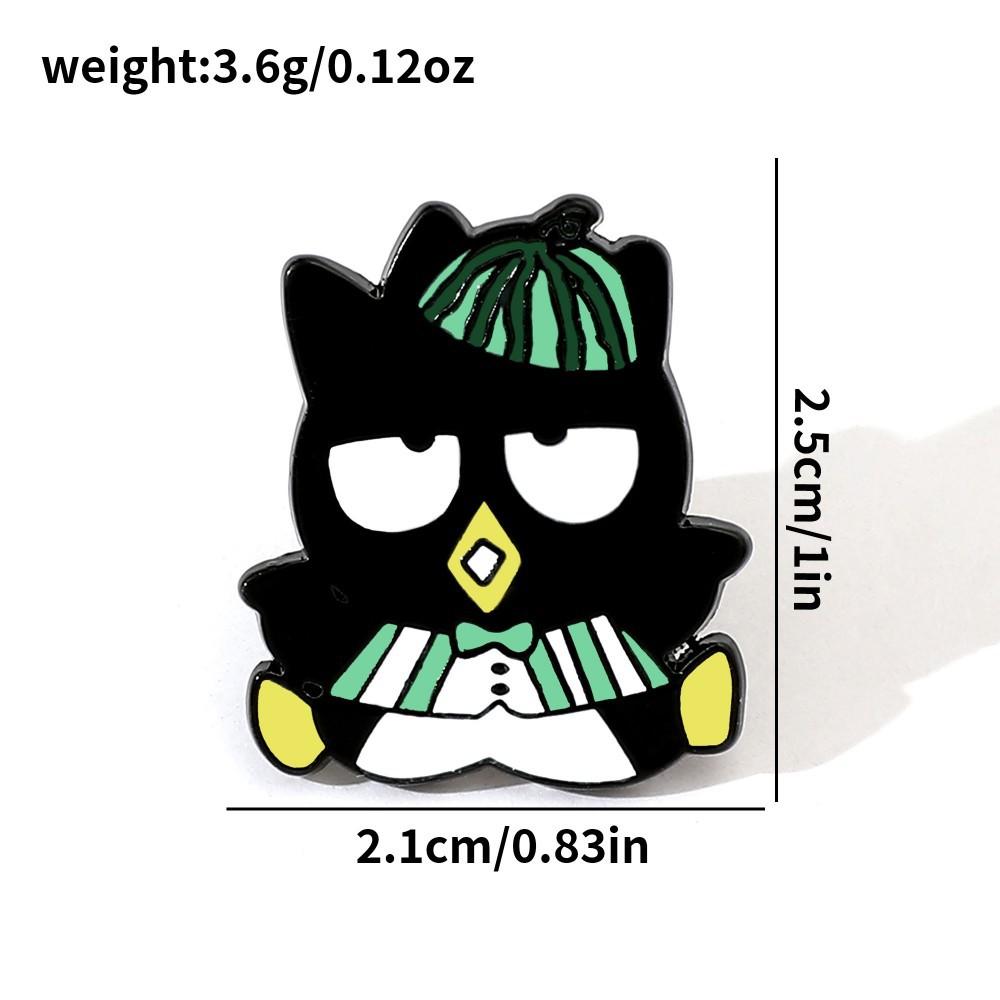 Cute Creative Personality Sanrio Metal Badge Pudding Dog Kulomie Alloy Oil Drop Brooch Accessories