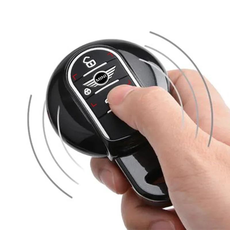 Car Key Emblem Stickers Auto Control Key Logo Accessories For BMW MINI WORKS One Cooper JCW R60 R59 R57 R58 R56 R55 F55 F56