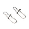 MUQZI Sports Accessory 100Pcs Stainless Steel Snap Hooks Fishing Barrel Swivel Safety Lure Connector