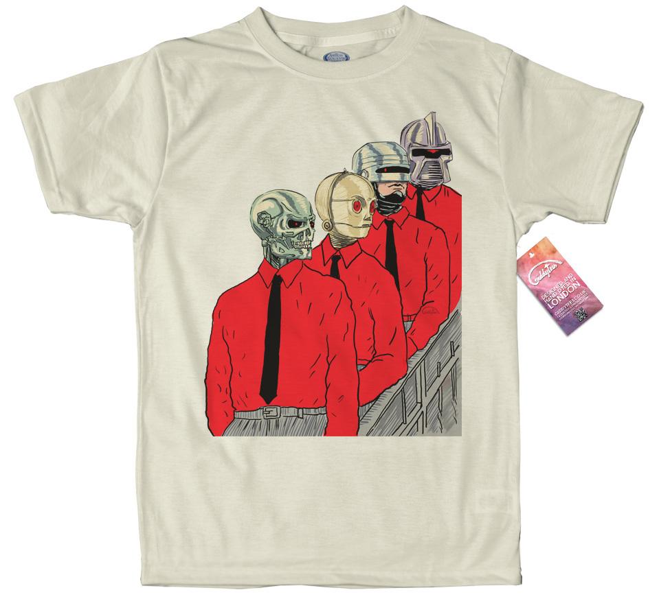 The Unisex Machine T Shirt Artwork Kraftwerk Inspired