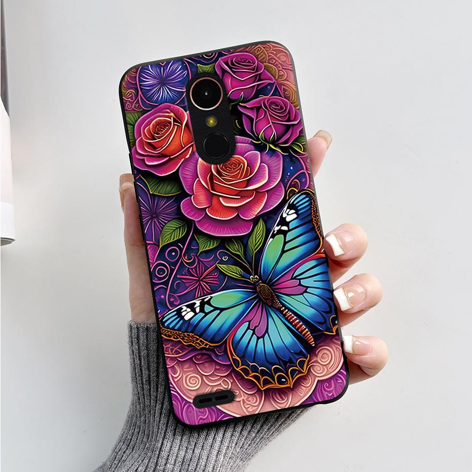 Case For LG K10 2017 X400 M250N /K20 Plus 5.3" Stylish Pattern Silicone Soft Phone Back Cover For LG K10 2017 Cases Bumper Coque