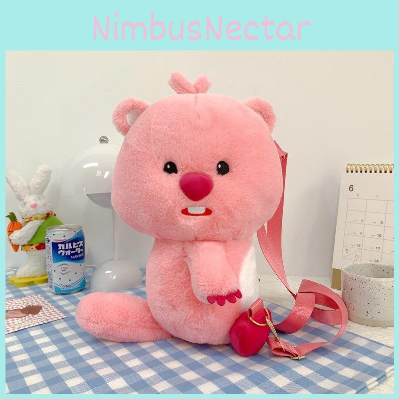 Themed Backpack Loopy Anime Peripheral Handbag Plush Toy Cute Doll Cartoon