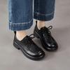 Leather Shoes Children's Retro British Lace-up Medium Heel Small Leather Shoes 2026 Spring New Versatile Single Shoes