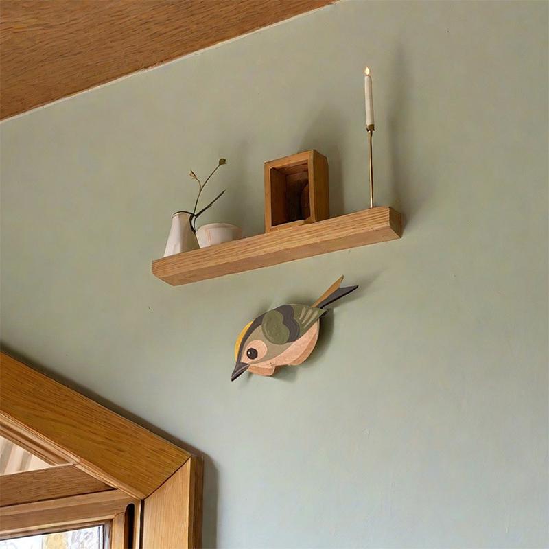 1 pár dřevěných rustikálních ptáčků nástěnné dekorace do obývacího pokoje barevné létající ptáky dekorace roztomilé domácí dekorace obrazy