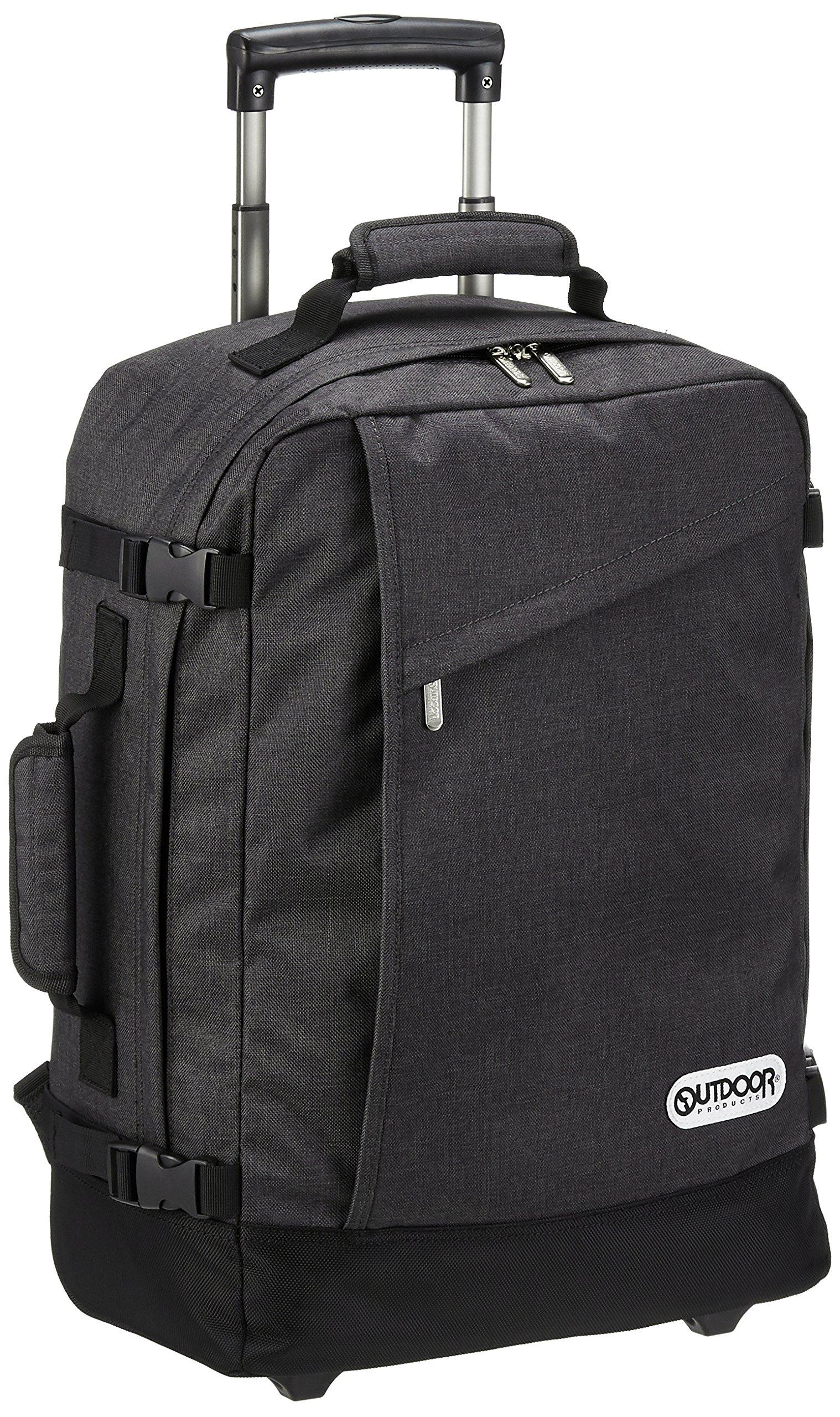 

Outdoor Products Carry-On Backpack, 2-Wheel, Carry-On, 35L, 55cm, 2.4kg, Gray, Model 62402