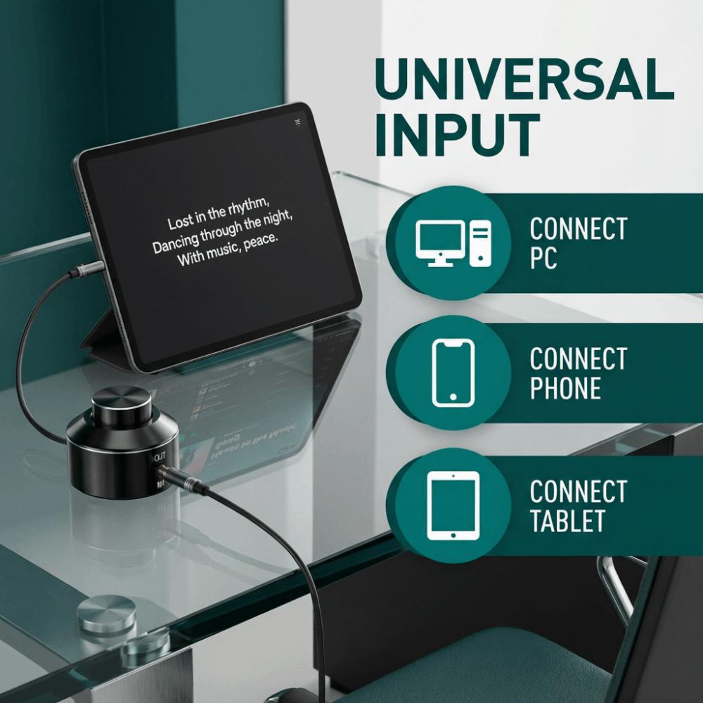 Langlebiger 3,5-mm-M1-Mini-Lautstärkeregler-Stecker Plug-and-Play 3,5-mm-Lautstärkeregler Aktive Steuerung Heim-Audiosystem