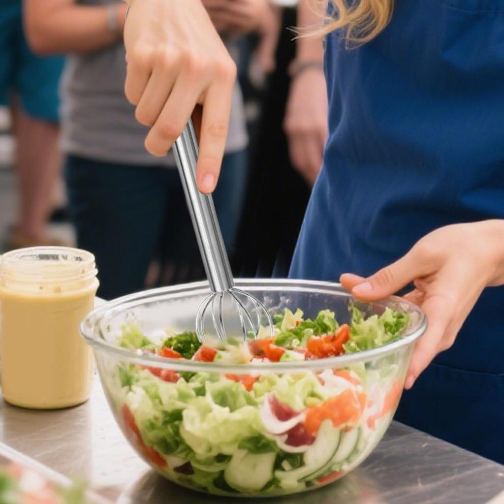 Fouet de cuisson multifonctionnel Batteur à œufs Outil solide pour ramollir le beurre Acier inoxydable Cuillère à mélanger la sauce miso Batteur à sauce
