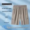 Men's Plus Size Ice Silk Quick-Dry Casual Shorts