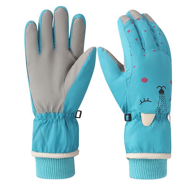 Kids Waterproof Warm Ski Gloves