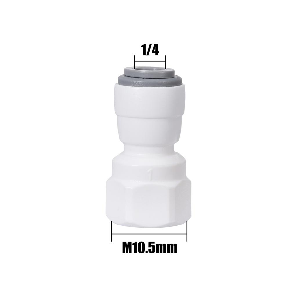 10Pcs Straight RO Water Fitting Male Female Thread 1/4 3/8 Coupling Hose Pipe Connector Water Filter Reverse Osmosis Parts New