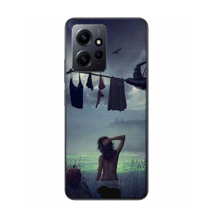 Witch Magic Phone Case For Redmi Note 13 5G 14 Pro Plus Redmi 12 12C 13C 14C 10 10A 10C 9 9C 9T 9A 8 8A K70 Pro TPU Clear Cover