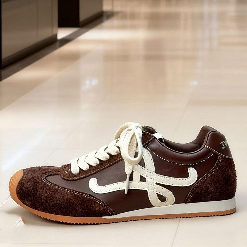 

Суперогневые балетные тренировочные туфли с носком-манго, туфли Форреста Гампа, уродливо-милые парусиновые туфли, универсальная мягкая подошва, легкая женская обувь 40 коричневый