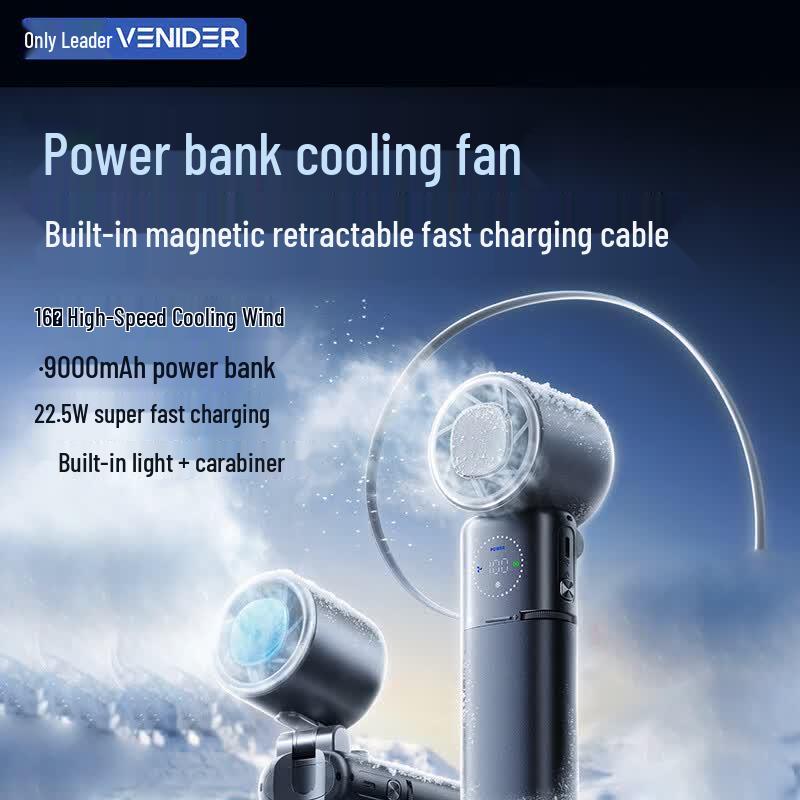 VENIDER UltraMax Semiconductor Cooling Handheld Fan