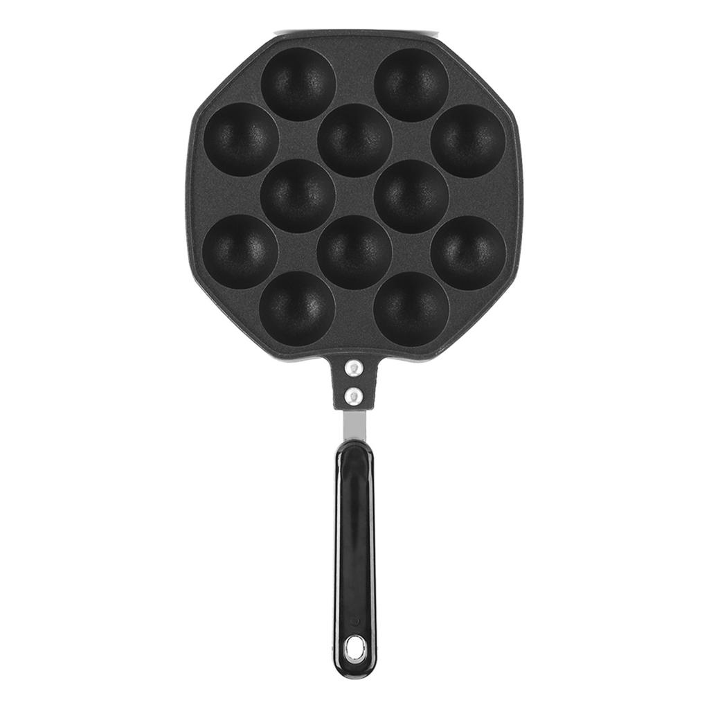 12 Cavities Aluminum NOn Stick Takoyaki Grill Pan Plate Octopus Ball Pancake Maker Baking Mold